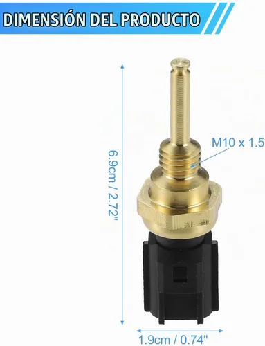 Vista 4 de uxcell Sensor de temperatura del refrigerante del motor 3L7Z6G004BA