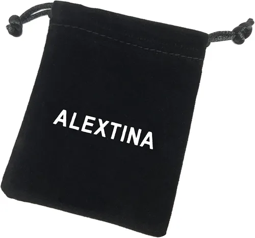 Vista 7 de ALEXTINA Anillo giratorio de acero inoxidable para hombre y mujer, 0.315in