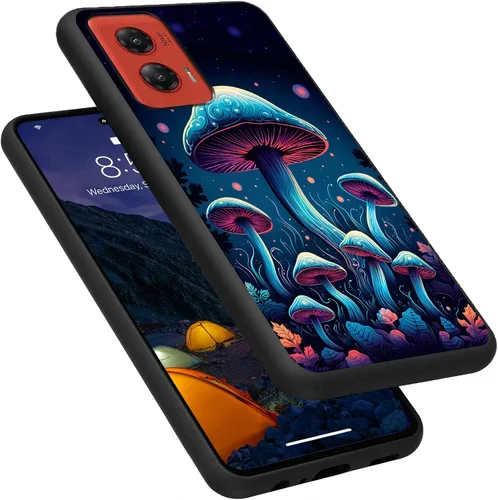 Vista 163 de Funda para Motorola Moto G Play 4G 2024, delgada y ligera, de silicona de TPU suave, color negro, ultrafina, para Motorola Moto G Play 4G 2024, Art
