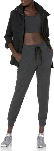 Vista 4 de Tienda Essentials Women's Brushed Tech Stretch Jogger Pant (Available in Plus Size)