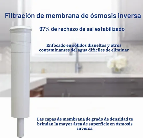 Vista 3 de Juego de filtros de repuesto con membrana para sistema de ósmosis inversa Microline 435