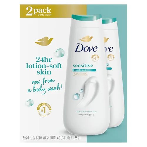 Vista 15 de Dove gel de baño, Sensitive Skin, 34 oz