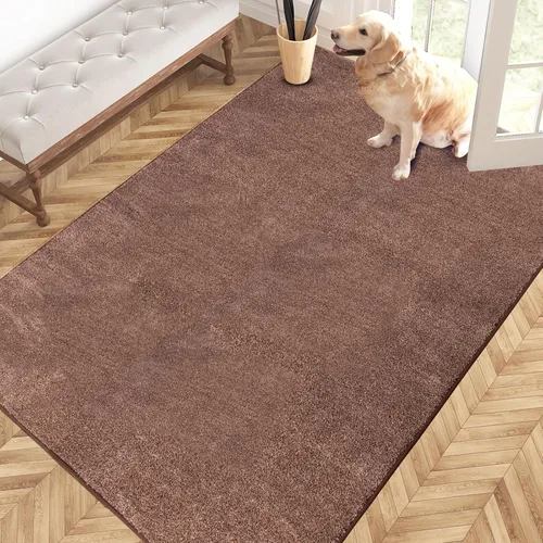 Vista 13 de PURRUGS Tapete para puerta con atrapamiento de suciedad, 20 x 31.5 pulgadas, antideslizante, lavable a máquina, tapete para puerta de perro, tapete