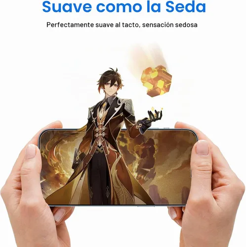 Vista 8 de [Paquete de 2] Ambison Protector de Pantalla de Vidrio Mate Diseñado para iPhone 16e/iPhone 14/iPhone 13/13 Pro, Marco de Instalación/Sin