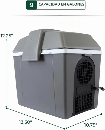 Vista 12 de Koolatron Traveller lll Refrigerador termoeléctrico, gris