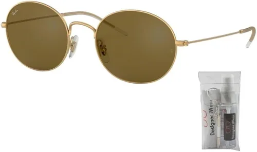Vista 2 de Ray-Ban RB3594 Sunglasses For Men For Women BUNDLE with Designer iWear Complimentary Eyewear Care Kit