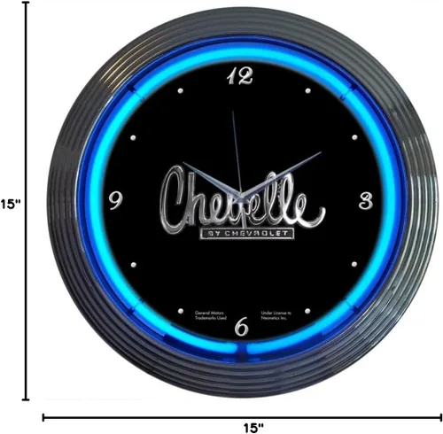 Vista 2 de Chevelle - Reloj de neón