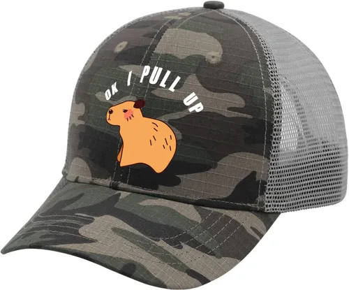 Vista 2 de devor Hat Ok I Pull Up Baseball Caps for Men Funny Cap Adjustable