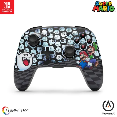 Vista 10 de PowerA Enhanced Wireless Controller for Nintendo Switch with Lumectra - Wake Up Link, Gamepad, Game Controller, Bluetooth Controller, Rechargeable