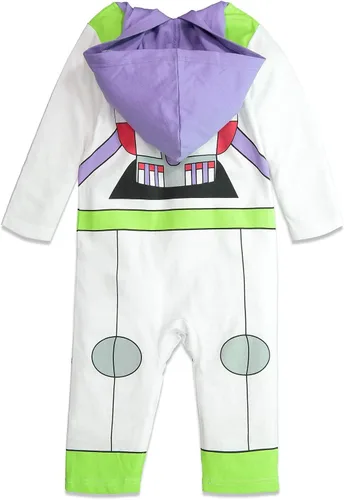 Vista 8 de Disney Pixar Toy Story Buzz Lightyear - Mameluco con cremallera para bebé