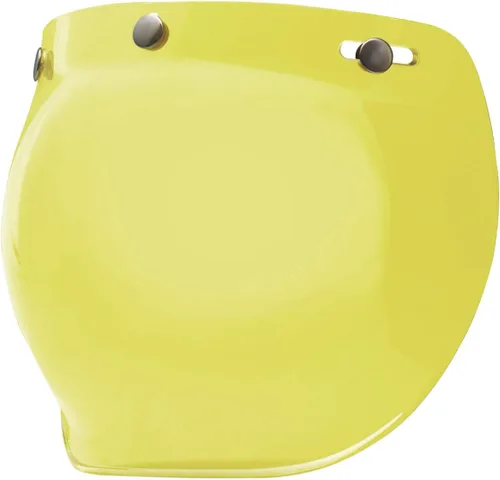 Vista 5 de GDM Casco de moto Bubble Shield 3-Snap Button Flip Up Down Universal (Ámbar degradado)