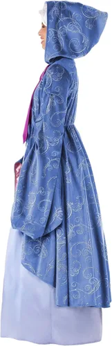 Vista 6 de Cinderella Adult Premium Purple Fairy Godmother Costume Womens, Magical Dress Halloween Outfit