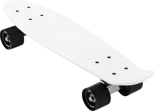 Vista 3 de Retrospec Quip Mini Cruiser Skateboard 22.5" Patineta Cruiser Completa de Plástico Retro Clásico con Rodamientos ABEC 7 y Ruedas PU, Tabla Compacta