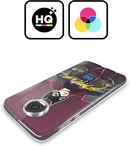 Vista 2 de Head Case Designs Officially Licensed DC Women Core Batgirl Compositions Soft Gel Case Compatible with Motorola Edge 50 Fusion