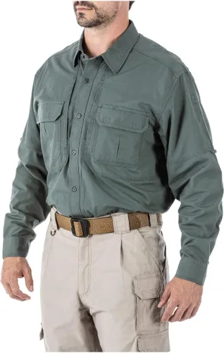 Vista 2 de 5.11 Camisa táctica multiusos de algodón de manga larga para hombre, estilo 72157