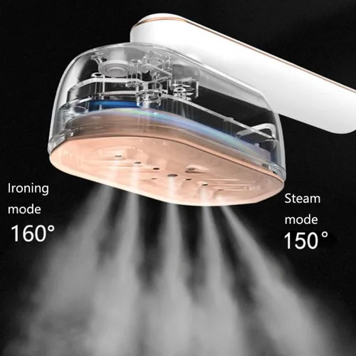 Vista 3 de Plancha de vapor de mano, plancha de ropa profesional, mini plancha portátil de vapor, máquina de planchar colgante portátil, plancha eléctrica