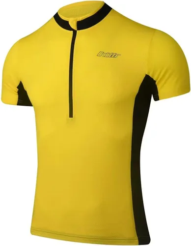 Vista 2 de bpbtti - Camiseta de ciclismo de manga corta para hombre, camiseta de ciclismo MTB con media cremallera frontal y 3 bolsillos posteriores