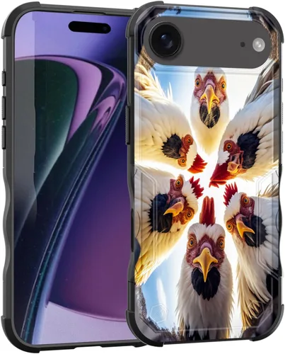 Vista 206 de Funda para iPhone Air, [doble capa] [protección contra caídas de grado militar de 10 pies] Funda resistente a prueba de golpes para iPhone Air
