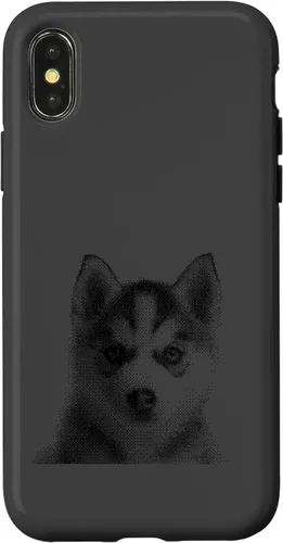 Vista 5 de Chic Husky Puppy for Dog Mom and Paw Parents Case for iPhone 16