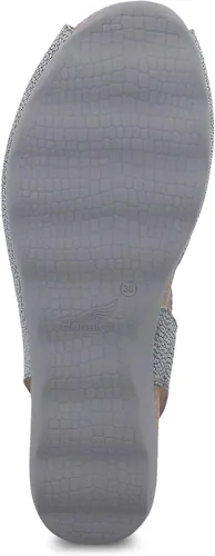 Vista 3 de Dansko Marcy - Sandalias de cuña con cierre de velcro para mujer - Cómodas sandalias de cuña con soporte de arco - Correa ajustable de velcro