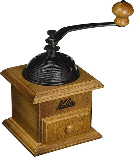 Vista 7 de Kalita Copper Plate Mill Hand Coffee Grinder AC-1 by Kalita (Carita)