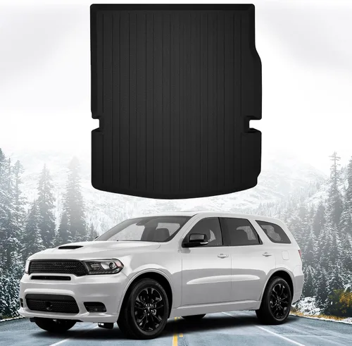 Vista 2 de Forro de carga prémium para Dodge Durango 2011-2025 - 100% protección, tapete de maletero de automóvil de ajuste personalizado, tapete de carga