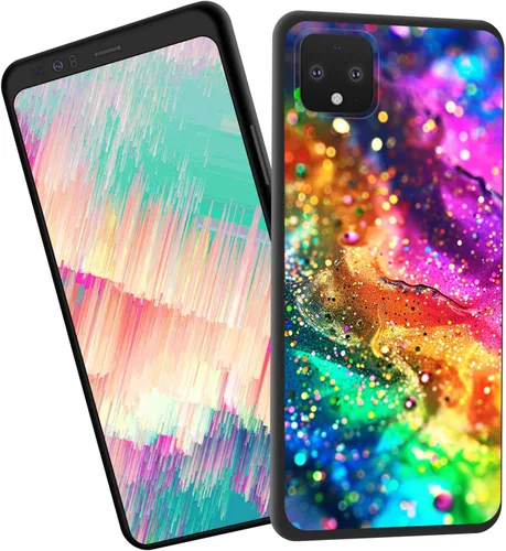 Vista 104 de for Google Pixel 4 XL Case,Slim Shockproof TPU Soft Rubber Silicone Cover Phone Case for Google Pixel 4 XL,Blue Skull Headphone