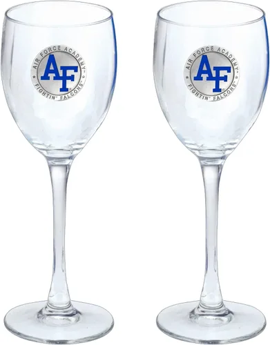 Vista 29 de Heritage Pewter Copas de vidrio de Arkansas, juego de 2, copas de vino de copa de 12 onzas, vidrio de peltre elaborado por expertos