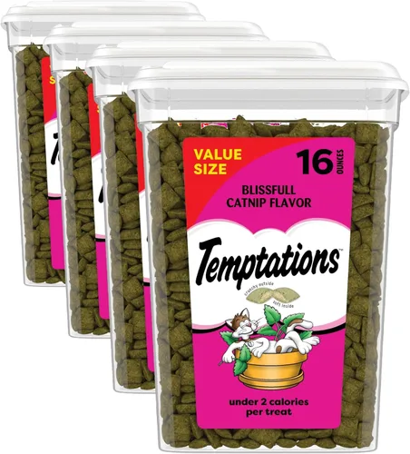 Vista 14 de Golosinas Temptations clásicas para gatos, empaque múltiple