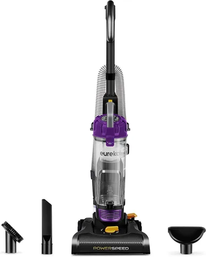 Vista 10 de Eureka PowerSpeed Aspiradora Vertical Ligera para Alfombras y Pisos Duros, Potente Aspiradora Vertical sin Bolsa para el Hogar con Mascotas Azul