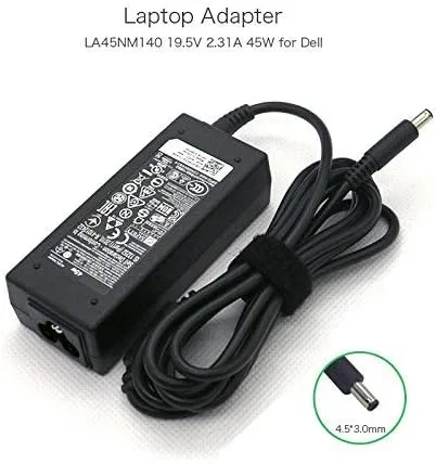 Vista 3 de Adaptador de CA para laptop de 19.5V 2.31A 45W DA45NM140 LA45NM140 compatible con Dell Inspiron 11 3000 Inspiron 15 7000 HA45NM140 Fuente