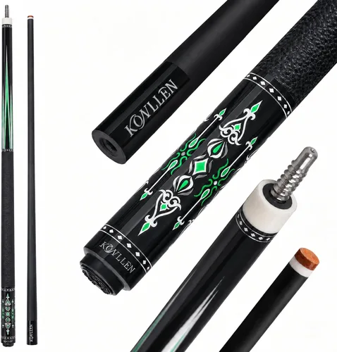 Vista 21 de KONLLEN Carbon Fiber Pool Cue,58 Inch 1.0-HU-32LG