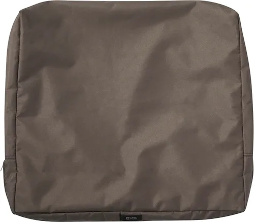 Vista 17 de Classic Accessories Ravenna - Funda de cojín de respaldo de patio resistente al agua, 25 x 22 x 4 pulgadas, color espresso