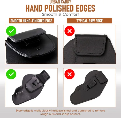 Vista 5 de Urban Carry Funda para pistola de transporte oculta G3, cinco tamaños de cubierta de retención segura con cerradura para la mayoría de pistolas