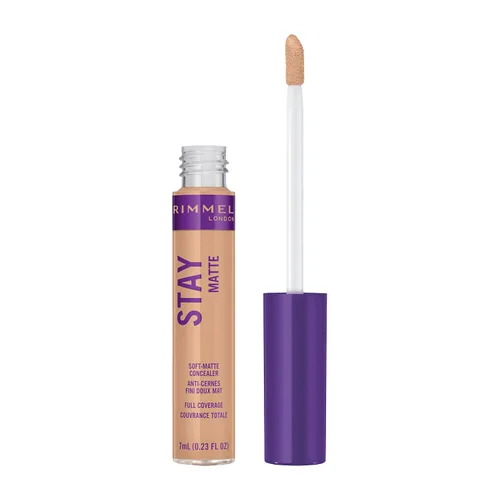 Vista 9 de Rimmel London Stay Matte - 410 Beige - Corrector, 24 horas de uso, control de brillo, combate los radicales libres, 0.23 onzas