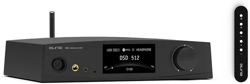 Vista 9 de aune S9c Pro DAC con amplificador de auriculares, entrada de reloj de 10 MHz, 32 bits/768 kHz/DSD512/MQA, chip de doble DAC, conector 6.35/XLR/4.4
