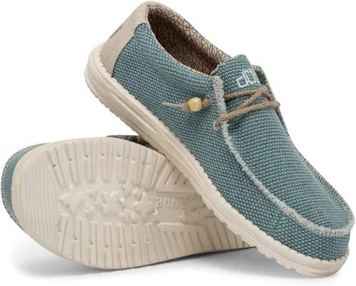 Vista 3 de Hey Dude Men's Wally Stitch Men's Loafers Men's Slip On Shoes Comfortable & Light