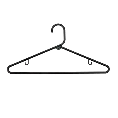 Vista 11 de Nahanco Perchas de plástico para ropa, negro, paquete de 24 (TBBHU)