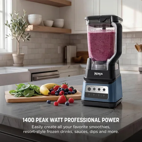 Vista 2 de Ninja Professional Plus Blender Premier Licuadora de batidos Max Power, máquina de helados, bebida congelada y máquina de margarita 3 ajustes