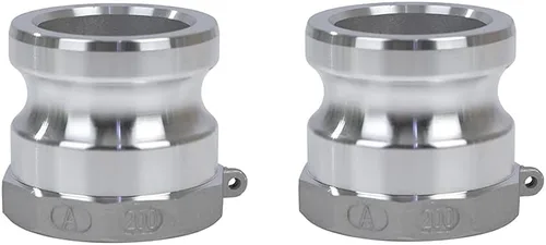 Vista 9 de 2 piezas de accesorios de bloqueo de leva de aluminio (1 pulgada Parte A) accesorios de manguera de ranura de leva, adaptador macho hembra NPT rosca