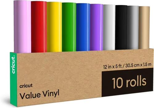 Vista 10 de Cricut Value - Muestra permanente de vinilo arcoíris (hojas de 12 x 12 pulgadas)