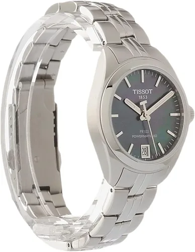 Vista 3 de Tissot Reloj automático suizo PR 100 para mujer gris acero inoxidable 16 T101207112100 Gris Reloj automático