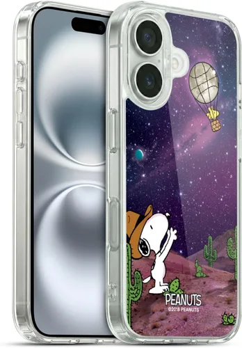 Vista 130 de Head Case Designs Funda de gel con licencia oficial de Peanuts Nebula Cactus Needles Snoopy Space Cowboy [protección de grado militar] compatible