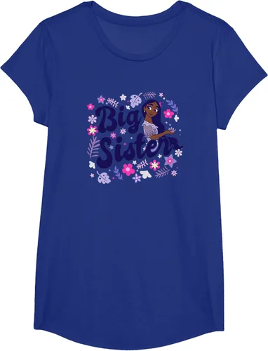 Vista 26 de Disney Encanto Isabela Madrigal Big Sister - Camiseta floral, gris, S Asfalto