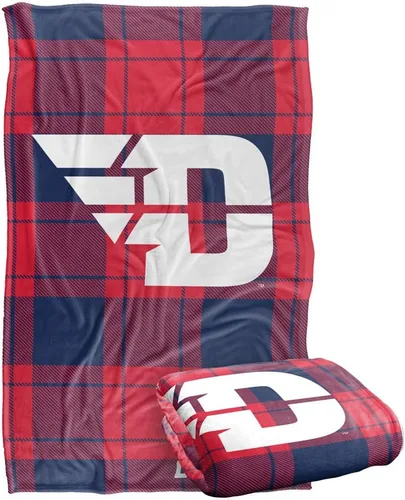 Vista 277 de LOGOVISION St John's University Campus Plaid Spirit Silky Touch Manta súper suave 36 x 58 pulgadas