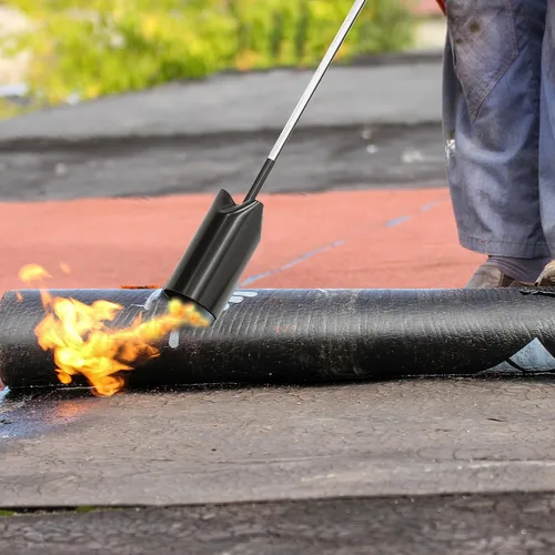 Vista 6 de Flame King Kit de soplete de propano resistente de 500,000 BTU con manguera de 10 pies, 39 pulgadas de largo para quemar malezas, derretir hielo