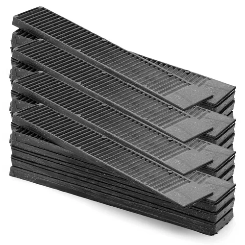 Vista 8 de Cuñas compuestas (paquete de 12) – Cuñas de compuesto duro para mejoras en el hogar – Cuñas de mesa de restaurante – Cuñas de mesa de restaurante