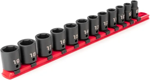 Vista 16 de TEKTON Juego de llaves de impacto de 3/8 pulgadas, 9 piezas SID91100