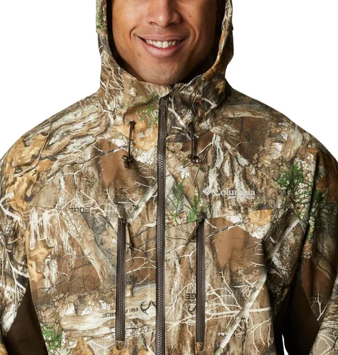 Vista 4 de Columbia Chaqueta de lluvia silenciosa para hombre Trophy Rack