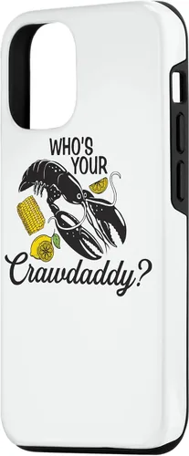 Vista 2 de iPhone 14 Who's Your Crawdaddy, Lobster Crawfish, CrawDad, Seafood Case